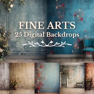 25 Fine Art Textured Digital Backdrops, Maternity Boudoir Backdrop Overlays, Photography Digital Background, Wedding Drop, Photoshop Overlay