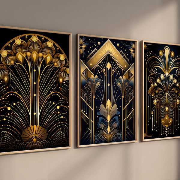 Art Deco Wall Art - Etsy