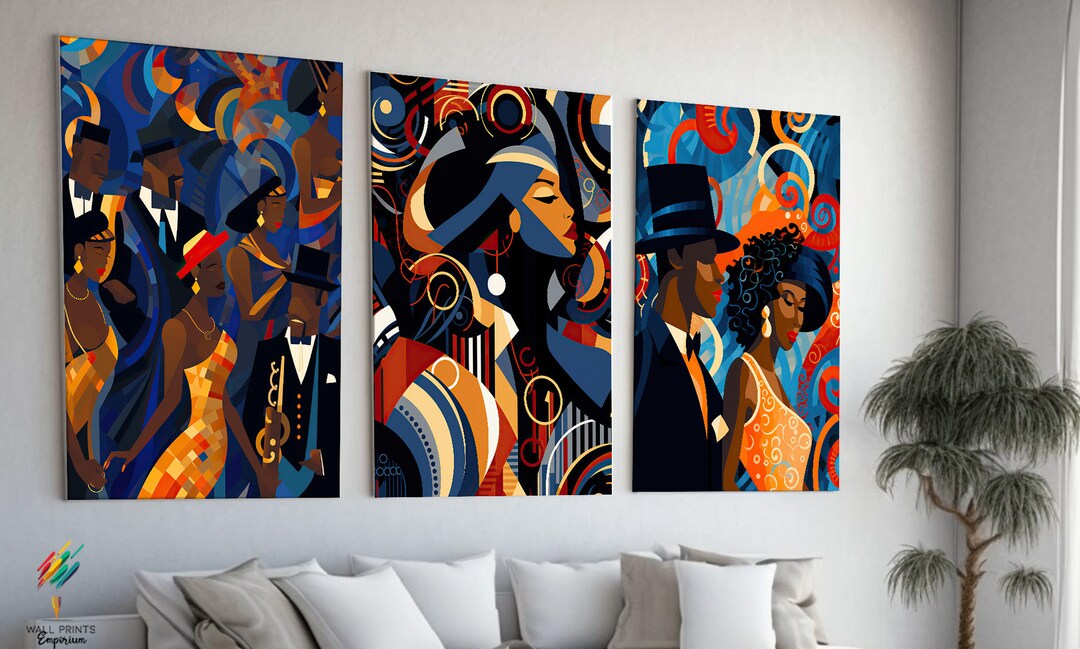 Print at Home Harlem Renaissance Print 3 Piece (Download Now) - Etsy