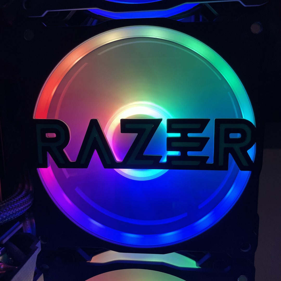 Razer Fan Cover 120mm RGB Fan Grill Custom 3D Printed Gaming Etsy