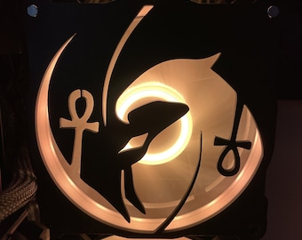 Yin Yang Anubis Fan Cover: 120mm RGB PC Mod