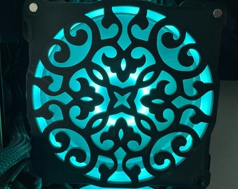 Pattern Art Fan Cover 120mm: Custom 3D Printed PC Mod