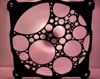 Plague Inc Fan Cover 120mm RGB Fan Grill - Custom 3D Printed Gaming PC Fan Shroud Build Mod Accessory with screws or Magnets #43