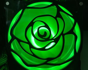 Rose Flower Fan Grill: 120mm 3D Printed PC Case Mod