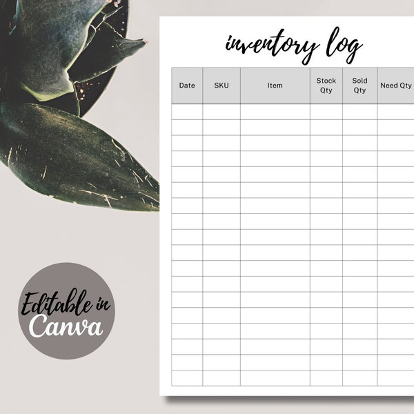Inventory Tracker - Etsy