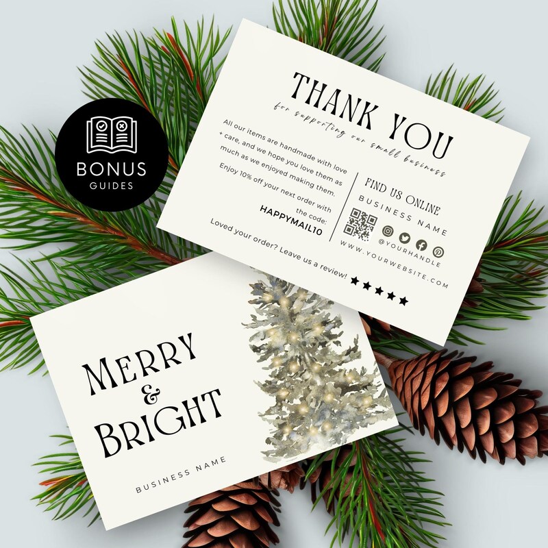 Qr Code Christmas Cards - Etsy