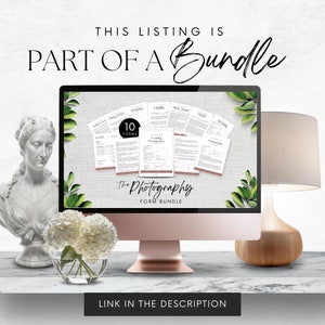 Photography Booking Form for Client Mini Session Editable Canva ...