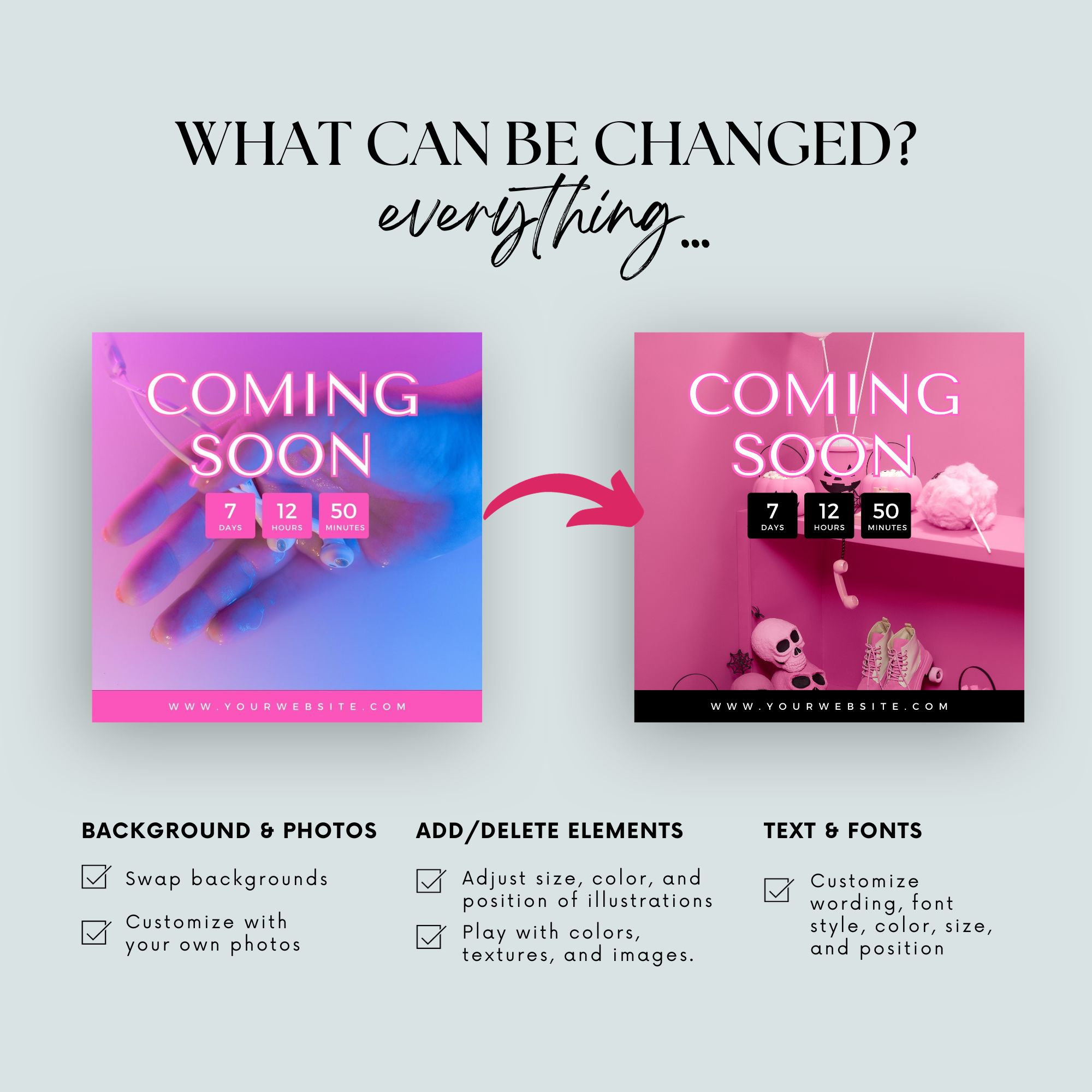 Instagram Black Friday Flyer Templates for Small Business Cyber Monday ...
