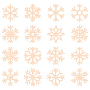 Snowflake SVG, Winter SVG, Snowflakes svg, Christmas svg, Mistletoe svg, Holiday svg, Merry Christmas svg, Cut File for Cricut, Silhouette