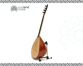 Handmade Long Neck Baglama | Turkish Saz, Mahogany & Spruce