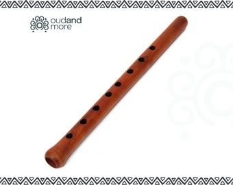 Flûte De Berger Turque Kaval En Bois De Prune - Professionnelle, Faite Main - Clé C (Do), Longueur 77 Cm