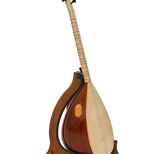 Turkish Long Neck Baglama | Handmade Mahogany Saz | Made by Master Orhun | Professional Quality | Free Soft Case