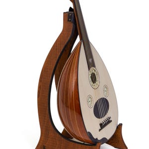 Türkisches Oud Hergestellt von Enver Asaf | Walnussholz Handgefertigte Oud mit Interner Abholung | Warmer Traditioneller Ton | Einfach zu Spielen | Anfängerfreundlich