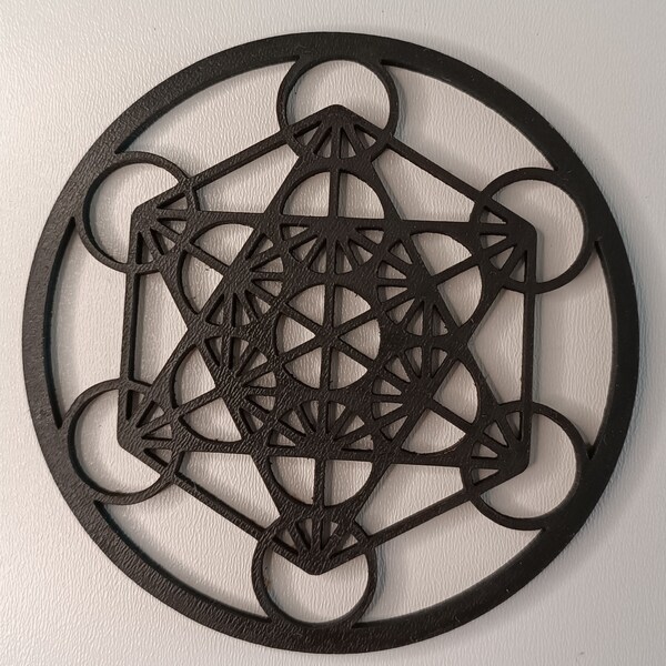 Metatron en bois, cube de metatron