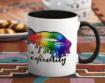 Taza Orgullo LGBTQ+ Paz Amor Igualdad