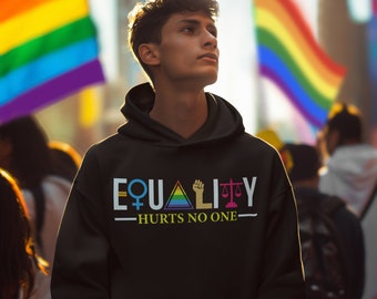 Igualdad con capucha del Orgullo LGBTQ+