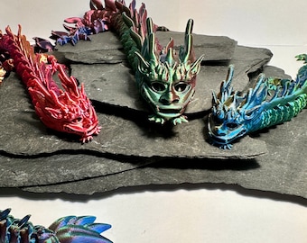 Dragón Imperial en Movimiento | diferentes tamaños y colores