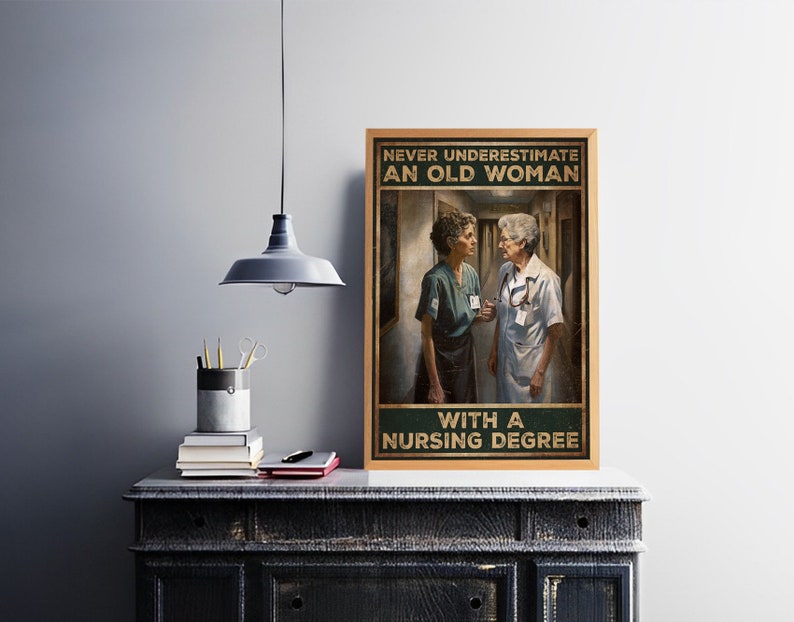 Nursing Wall Art Nurse Appreciation Poster Never Etsy