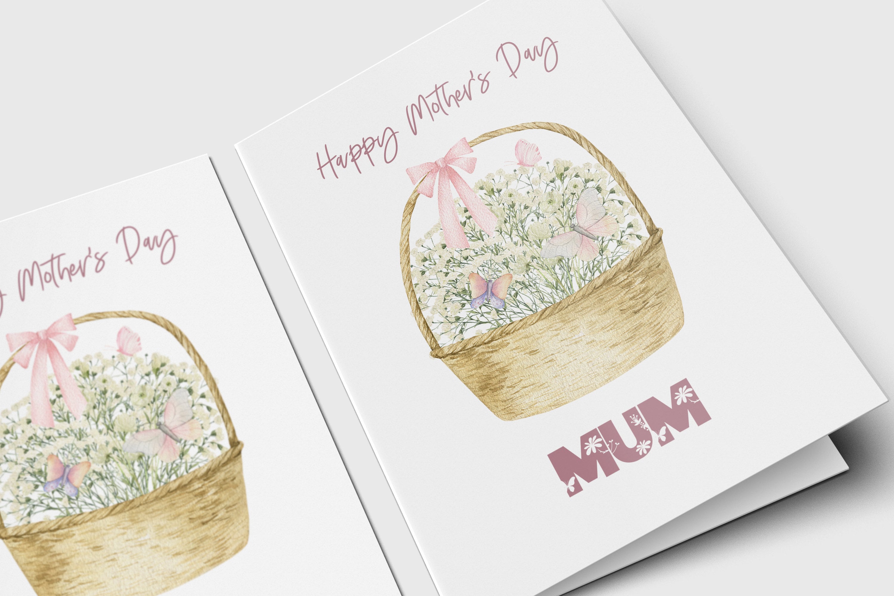 Mother's Day Card • Happy Mothers Day Floral Card • Flowers for Mom ...