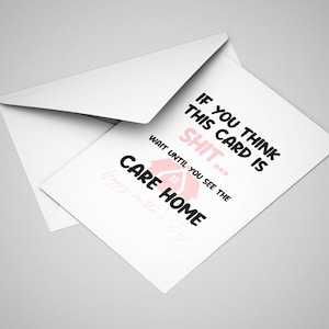 Funny Mothers Day Card, Funny Care Home Card For Mothers Day, Cheeky Card For Mum, Happy Mothers Day Card, Getting Old Funny Card MDI005 image 6