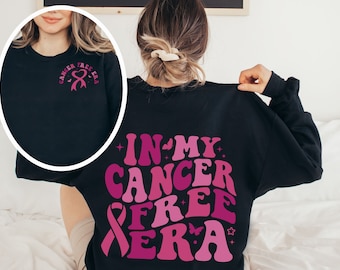 Cancer Free Era Sweatshirt, Breast Cancer Awareness Warrior Shirt