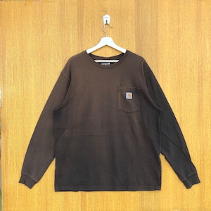 Vintage Carhartt Streetwear Long sleeve Shirt Small Logo