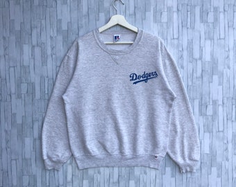 Vintage Los Angeles Dodgers MLB Team Sweatshirt Spellout Jumper Pullover