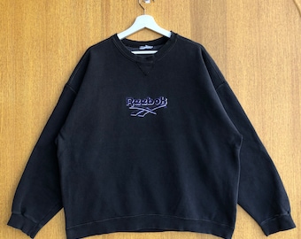 Sudadera vintage Reebok Sportswear con bordado del logo