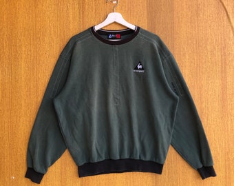 Vintage Le Coq Sportif Sportswear Embroidered Logo Jumper Pullover