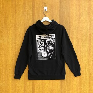 Vintage Betty Boop Hoodie Sweatshirt cartoon Character Jumper Pullover Sweater