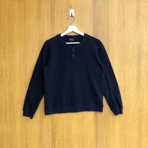 Vintage A.P.C Half Button Sweatshirt