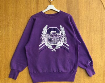 Vintage 80s Champion Reverse Weave CENTRAL MICHIGAN University