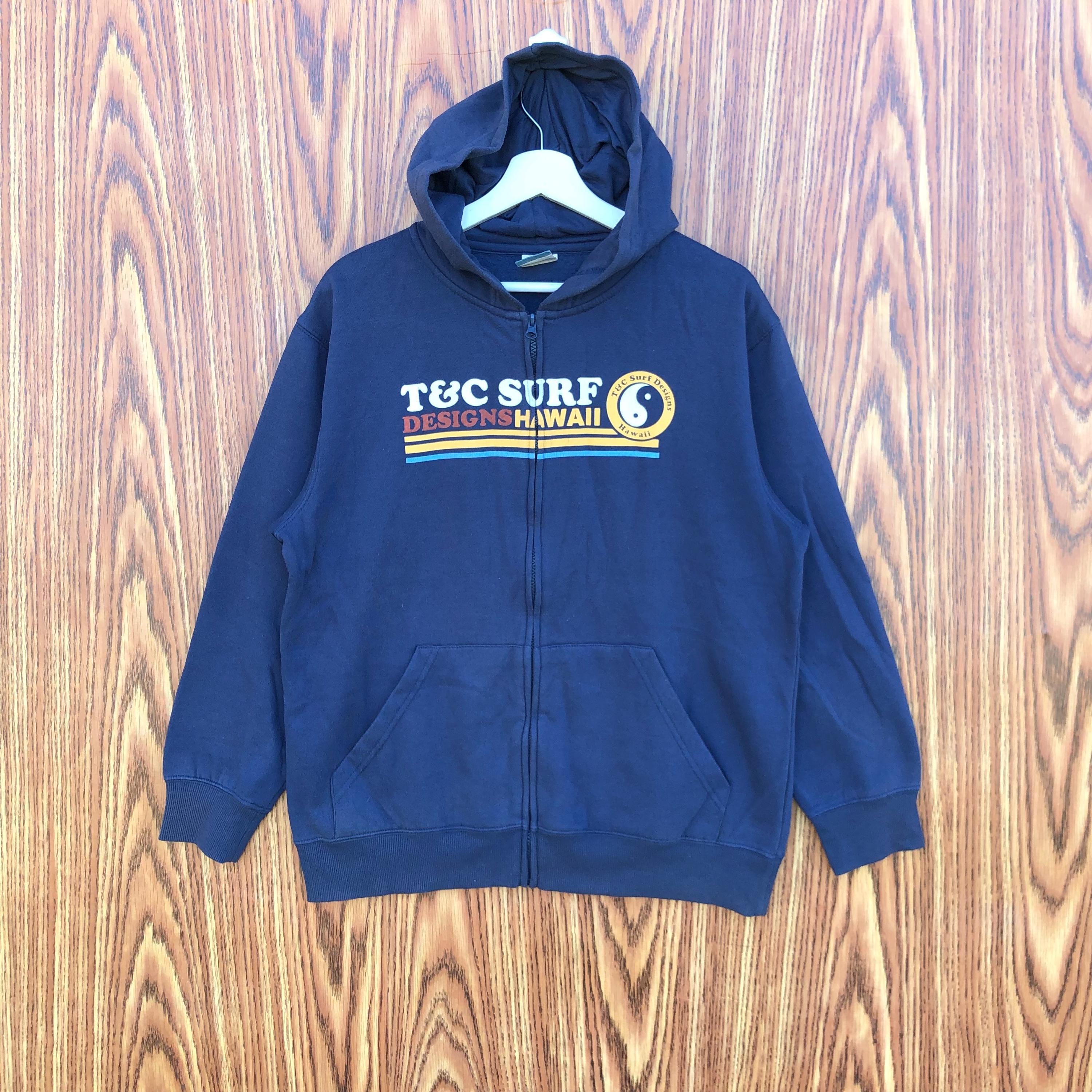 T&C Surf Designs Hawaii Hoodie Pullover - Etsy