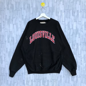 Bluza z haftem w stylu vintage Louisville City of Kentucky z napisem &quot;Spellet&quot;