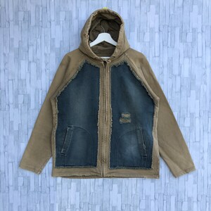 Felpa con cappuccio e cerniera del marchio giapponese Vintage Beams