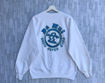Vintage Friends of Da Hui Surf Sweatshirt Big Logo Spellout Jumper Pullover