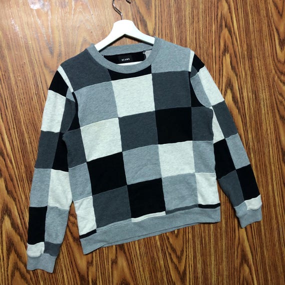 Beams Patchwork Sweatshirt - image 2