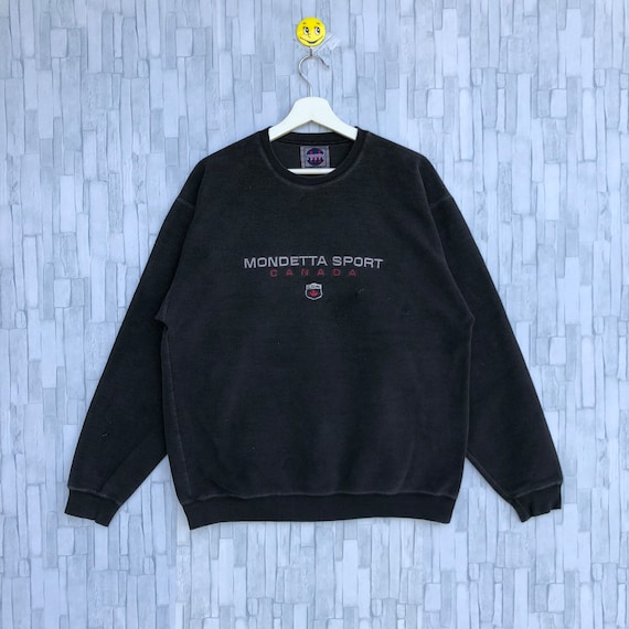 Vintage Mondetta Sport Canada sudadera bordado hechizo jumper pullover Etsy Espana
