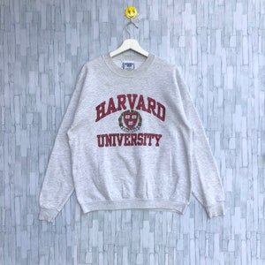 Vintage Harvard University Sweatshirt Big Logo Spellout Jumper Pullover