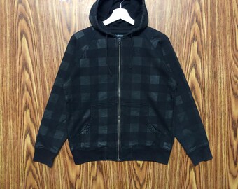 PICK!! Vintage 90s Stussy Zipper Hoodie Stussy Sweater Stussy Big