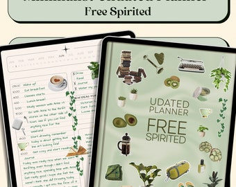 Minimalist Undated Digital Planner: Daily, Weekly, Monthly (Goodnotes, iPad)