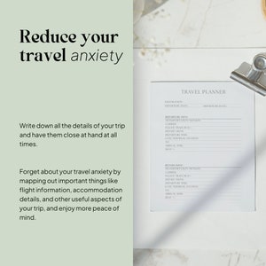 Printable Travel Planners, Packing List, Organizers, , Itinerary Planning, Holiday Planner, Travel To Do List, Letter, Half-Letter, A4, A5 image 4