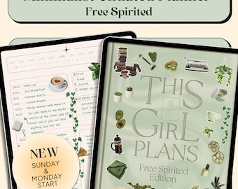 This Girl Plans Undated Digital Planner: Goodnotes iPad Planner (Printable)