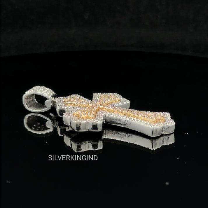 S925 Sterling Argento Minimalista Luminoso Ciondolo Croce per Wome Uomini Amante della Moda In Argento Puro Christian Catena di Gioielli Accessori S925 Sterling Argento Minimalista Luminoso Ciondolo Croce per Wome Uomini Amante della Moda In Argento Puro Christian Catena di Gioielli Accessori
