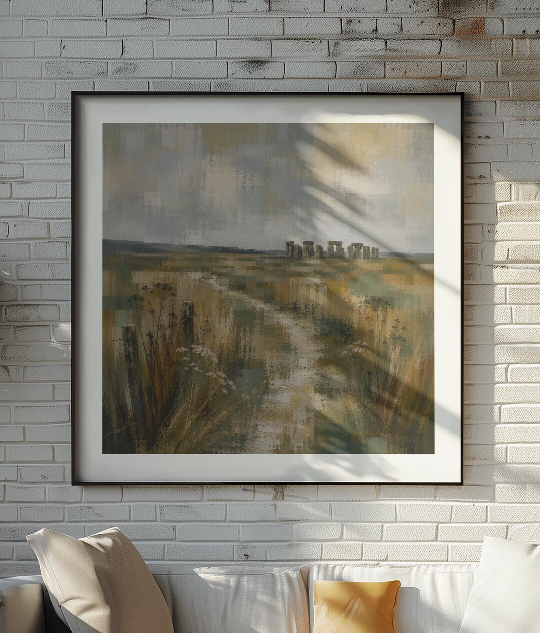 Stonehenge Landscape Poster | Fine Art Poster, Salisbury Plain Grass ...