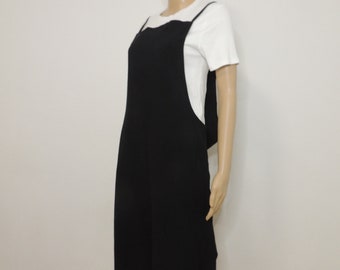 Jumpsuit in trendy culotte shape, overall with spaghetti straps and wide legs, casual jumpsuit, one-piece