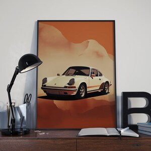 Classic Porsche 911 Wall Art Print - Elevate Your Wall Decor with This Stunning DIGITAL DOWNLOAD Porsche Poster, Ideal gift for Porsche fans