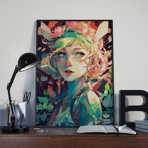 The Legend of Zelda Fan Art: Elevate Your Gaming Den with the Magic of Breath of the Wild Digital Poster, Ideal for Gift or Wall Decor