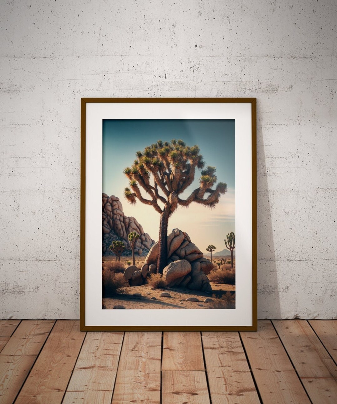 Joshua Tree Wall Art Desert Wall Art Joshua Tree Poster DIGITAL