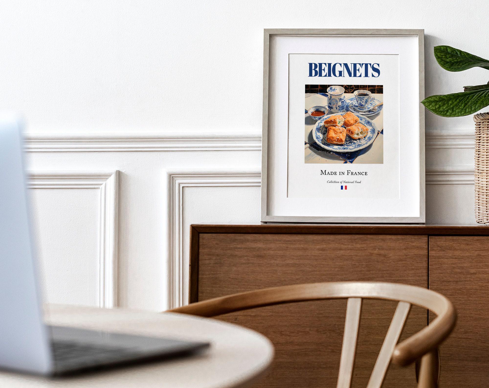 Beignets Printable Beignets Print, French Food Poster, Kitchen Cafe Decor - Etsy